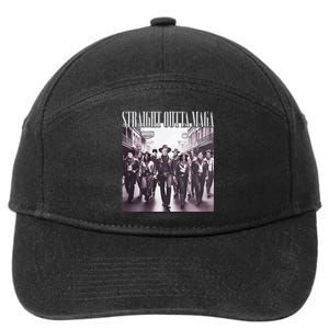 Straight Outta Maga Funny Trump 2024 7-Panel Snapback Hat