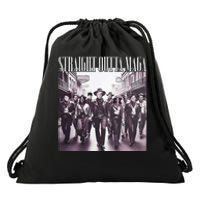 Straight Outta Maga Funny Trump 2024 Drawstring Bag