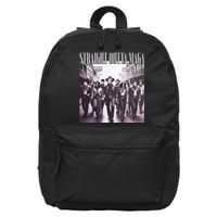 Straight Outta Maga Funny Trump 2024 16 in Basic Backpack