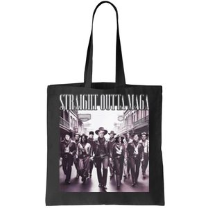 Straight Outta Maga Funny Trump 2024 Tote Bag