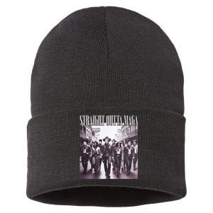 Straight Outta Maga Funny Trump 2024 Sustainable Knit Beanie