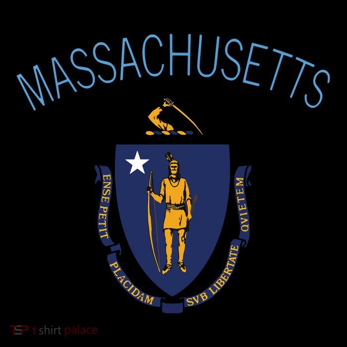 State Of Massachusetts Flag The Bay State Boston Salem 16 in Basic Backpack