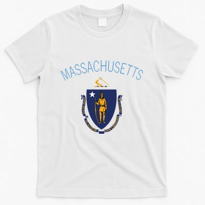 State Of Massachusetts Flag The Bay State Boston Salem T-Shirt