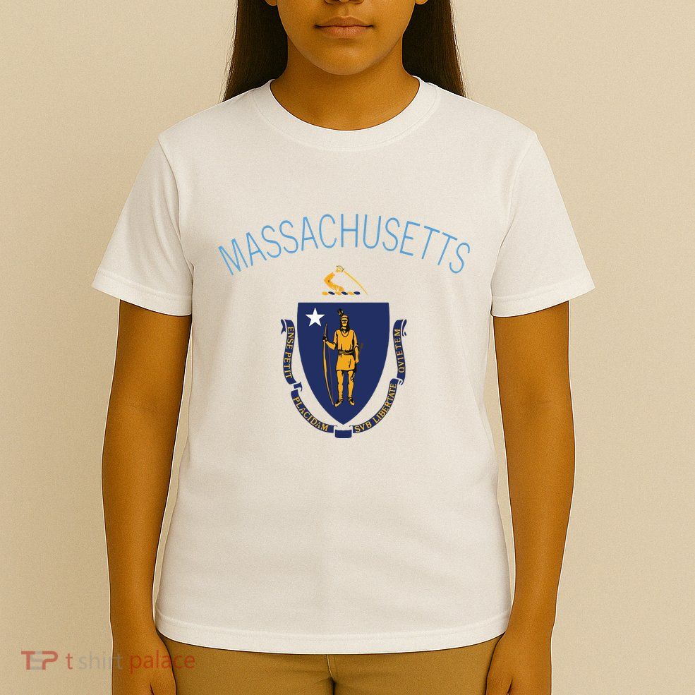 State Of Massachusetts Flag The Bay State Boston Salem T-Shirt