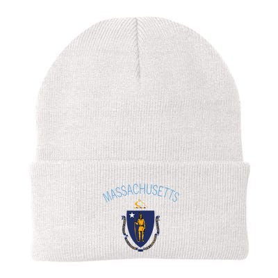 State Of Massachusetts Flag The Bay State Boston Salem Beanie