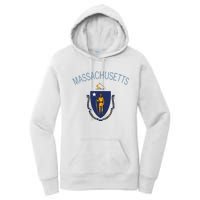 State Of Massachusetts Flag The Bay State Boston Salem Women's Pullover Hoodie