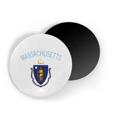 State Of Massachusetts Flag The Bay State Boston Salem Magnet