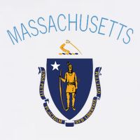 State Of Massachusetts Flag The Bay State Boston Salem Wool Snapback Cap