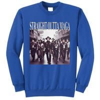 Straight Outta Maga Funny Trump 2024 Sweatshirt