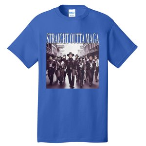 Straight Outta Maga Funny Trump 2024 Tall T-Shirt