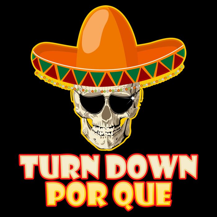 Sombrero Skull Turn Down Por Que Cinco De Mayo Cooling Performance Crew T-Shirt