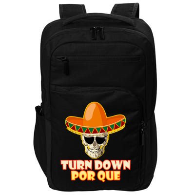 Sombrero Skull Turn Down Por Que Cinco De Mayo Impact Tech Backpack