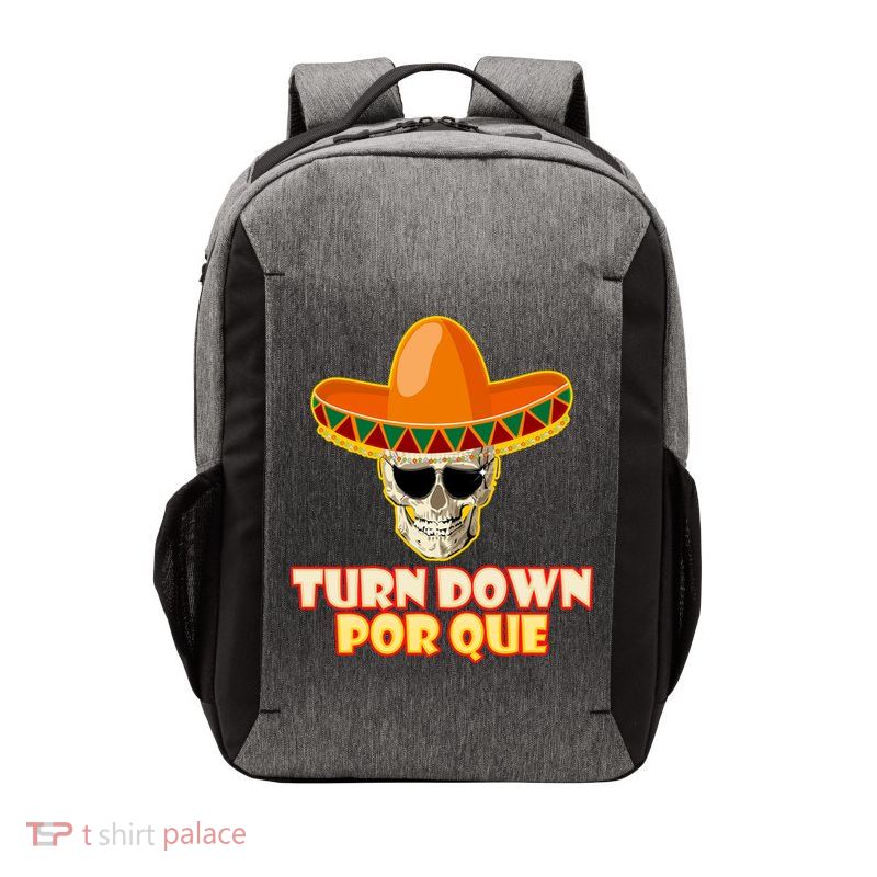 Sombrero Skull Turn Down Por Que Cinco De Mayo Vector Backpack