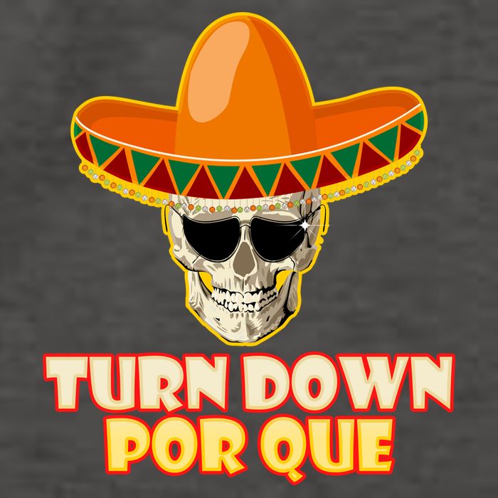 Sombrero Skull Turn Down Por Que Cinco De Mayo Vector Backpack