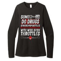 Some Do Drugs We Solve Our Problems With Wide Open Throttles Womens CVC Long Sleeve Shirt