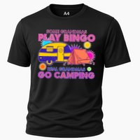 Some Grandmas Play Bingo Real Grandmas Go Camping Cooling Performance Crew T-Shirt