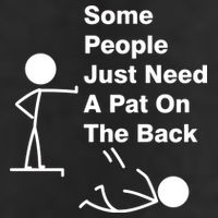 Some People Just Need A Pat On The Back Adult Drive Performance Visor