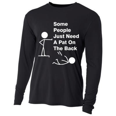 Some People Just Need A Pat On The Back Cooling Performance Long Sleeve Crew