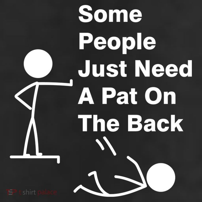 Some People Just Need A Pat On The Back 25L Jumbo Tote