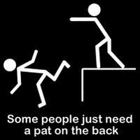 Some People Just Need A Pat The Back City Backpack