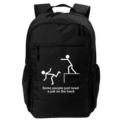 Some People Just Need A Pat The Back Backpack