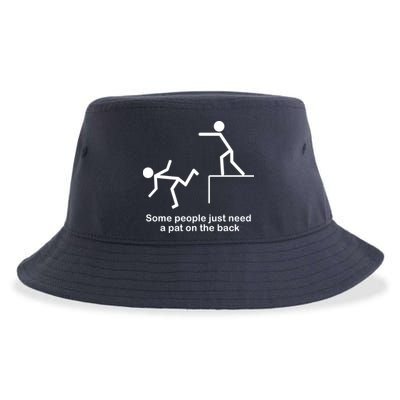 Some People Just Need A Pat The Back Sustainable Bucket Hat