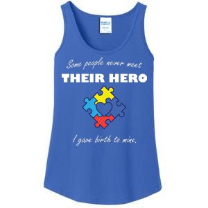 Some People Never Meet Their Hero I Gave Birth To Mine Ladies Essential Tank