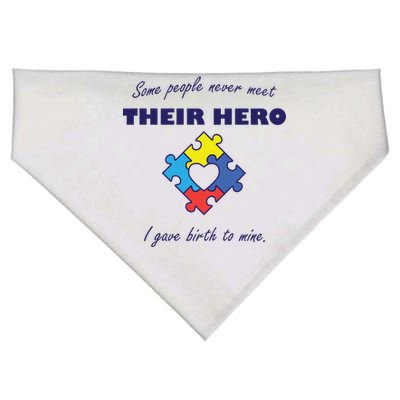 Some People Never Meet Their Hero I Gave Birth To Mine USA-Made Doggie Bandana