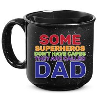Some Superheros Don't Have Capes Dad 15oz Campfire Ceramic Mug