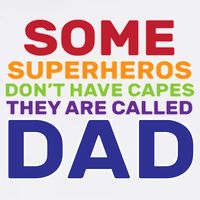 Some Superheros Don't Have Capes Dad Garment-Dyed Sweatshirt