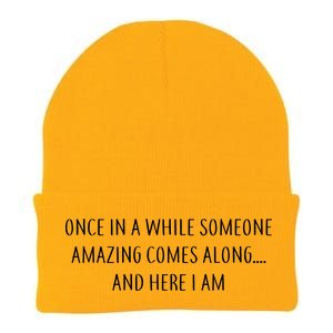 Someone Amazing Comes Along Knit Cap Winter Beanie