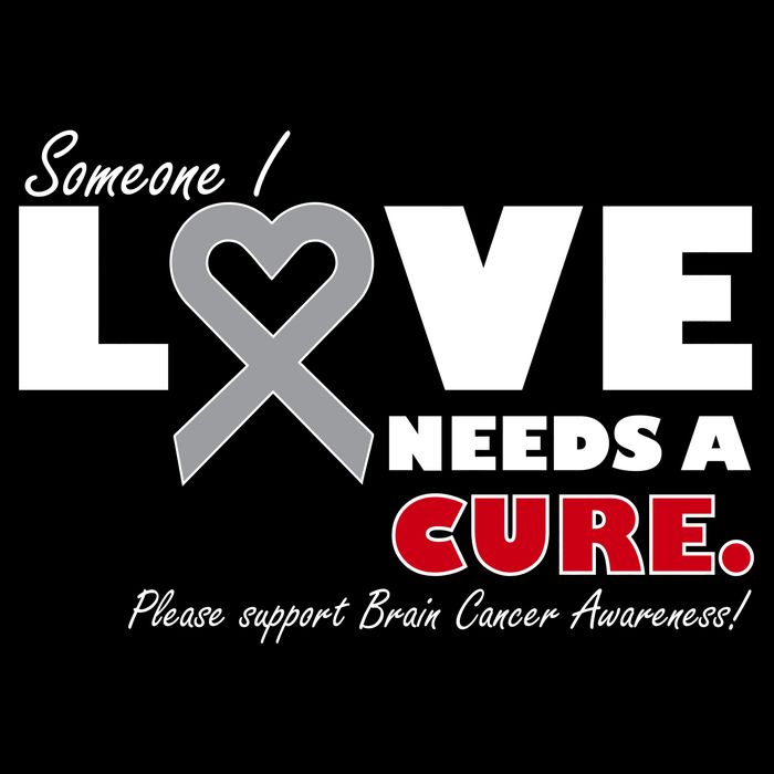 Someone I Love Needs A Cure Brain Cancer Awareness Bucket Hat