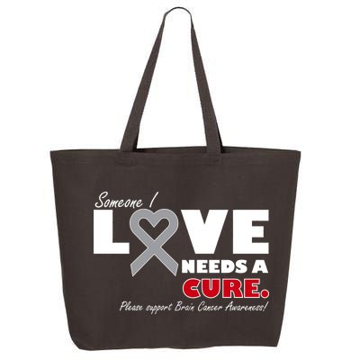 Someone I Love Needs A Cure Brain Cancer Awareness 25L Jumbo Tote