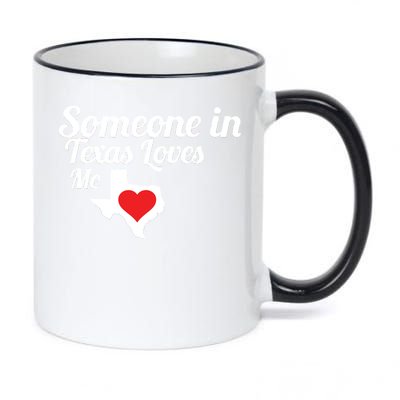 Someone In Texas Loves Me 11oz Black Color Changing Mug