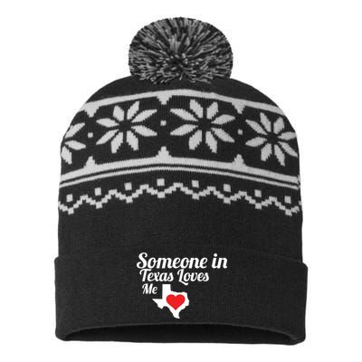 Someone In Texas Loves Me USA-Made Snowflake Beanie