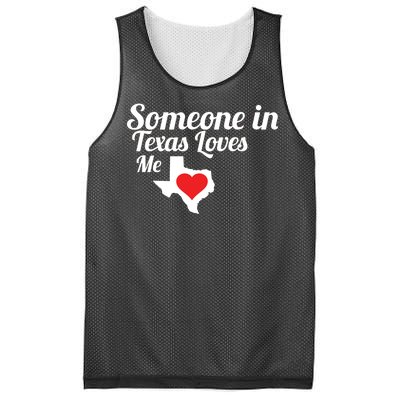 Someone In Texas Loves Me Mesh Reversible Basketball Jersey Tank