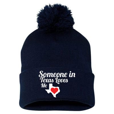 Someone In Texas Loves Me Pom Pom 12in Knit Beanie