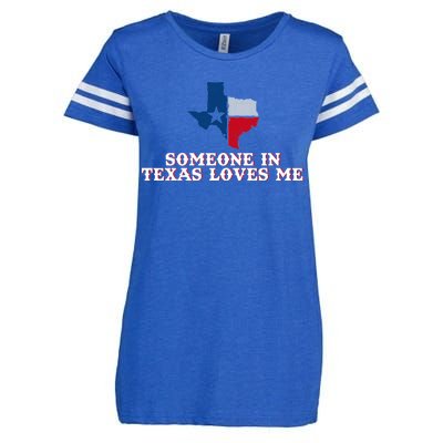 Someone In Texas Loves Me Home State Enza Ladies Jersey Football T-Shirt