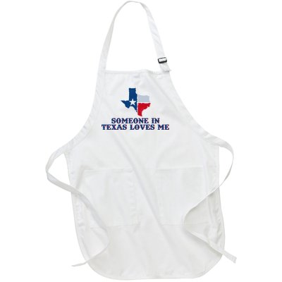 Someone In Texas Loves Me Home State Full-Length Apron With Pockets