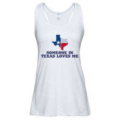 Someone In Texas Loves Me Home State Ladies Essential Flowy Tank