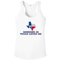 Someone In Texas Loves Me Home State Ladies PosiCharge Competitor Racerback Tank