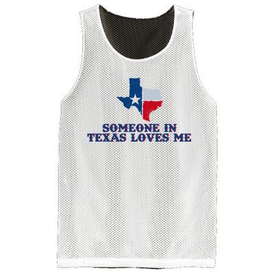 Someone In Texas Loves Me Home State Mesh Reversible Basketball Jersey Tank