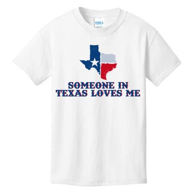 Someone In Texas Loves Me Home State Kids T-Shirt