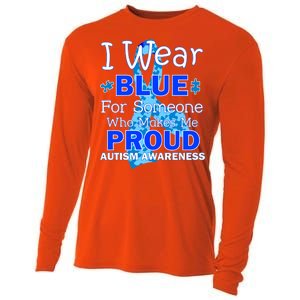 Someone Who Makes Me Proud Autism Awareness Cooling Performance Long Sleeve Crew