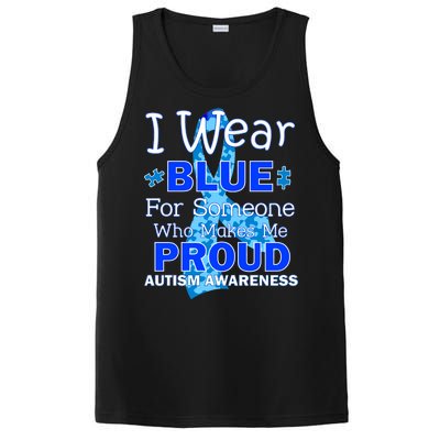 Someone Who Makes Me Proud Autism Awareness PosiCharge Competitor Tank