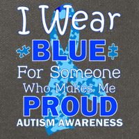 Someone Who Makes Me Proud Autism Awareness Cotton Canvas Backpack