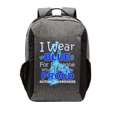 Someone Who Makes Me Proud Autism Awareness Vector Backpack