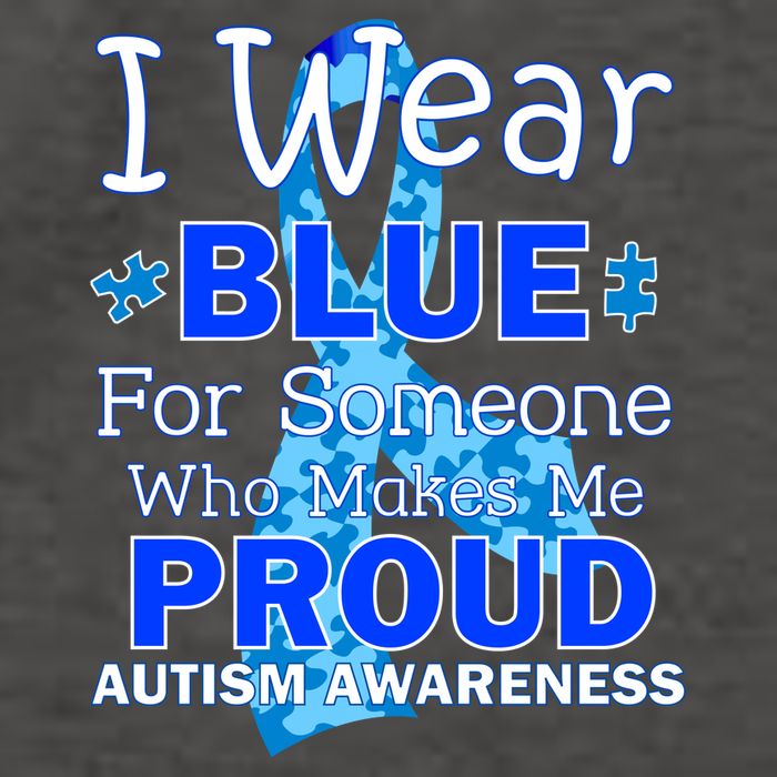 Someone Who Makes Me Proud Autism Awareness Vector Backpack