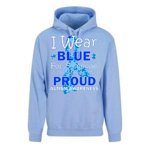 Someone Who Makes Me Proud Autism Awareness Unisex Surf Hoodie