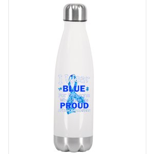 Someone Who Makes Me Proud Autism Awareness Stainless Steel Insulated Water Bottle